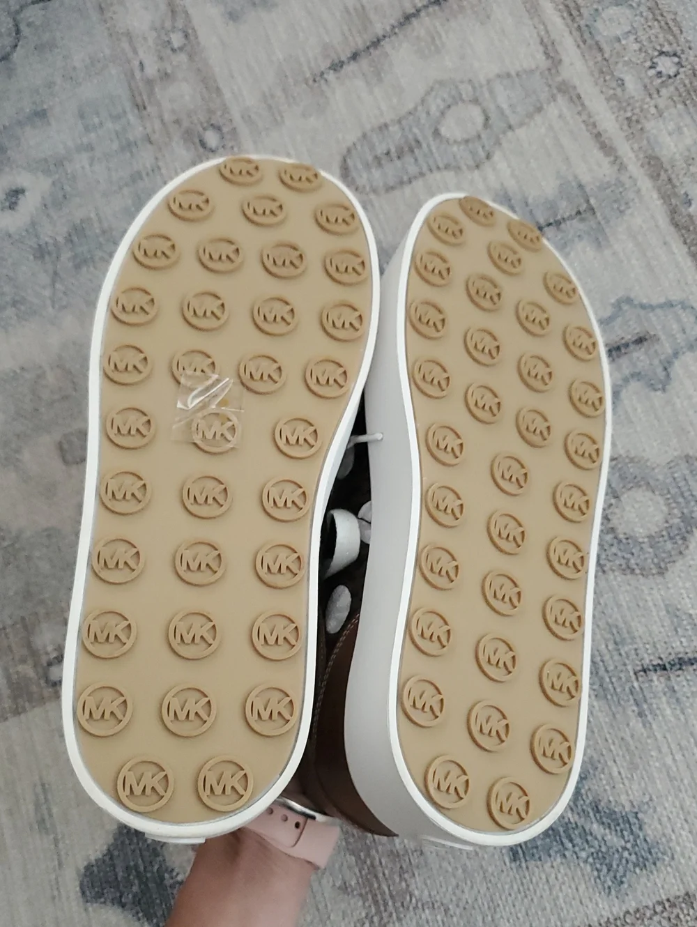NWOT Michael Kors Romey Platform Sneakers Polka Dot Shoes Sz9.5